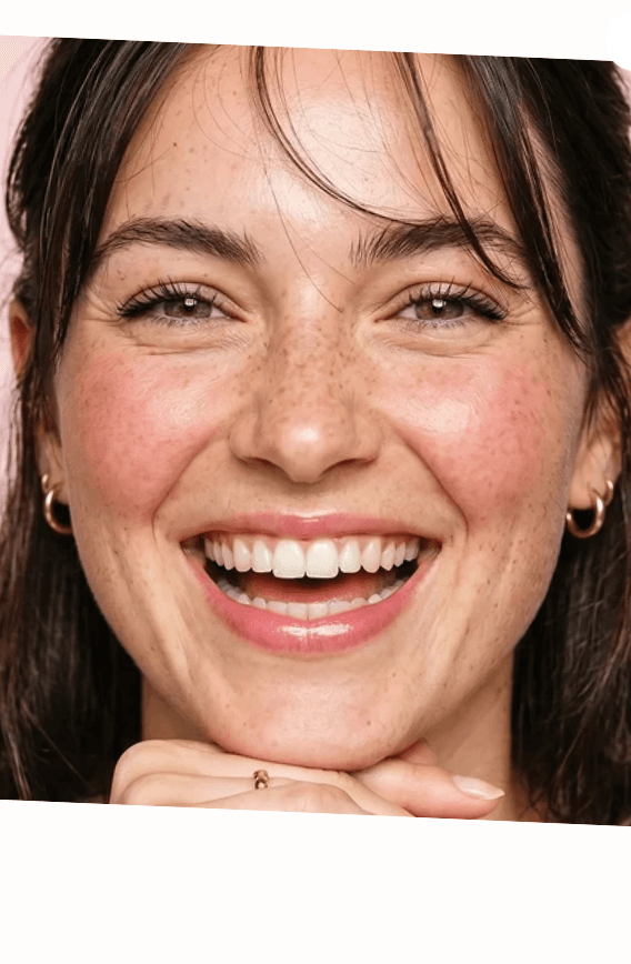 Wimpernverlängerung mit gepflegtem, natürlichem Look
